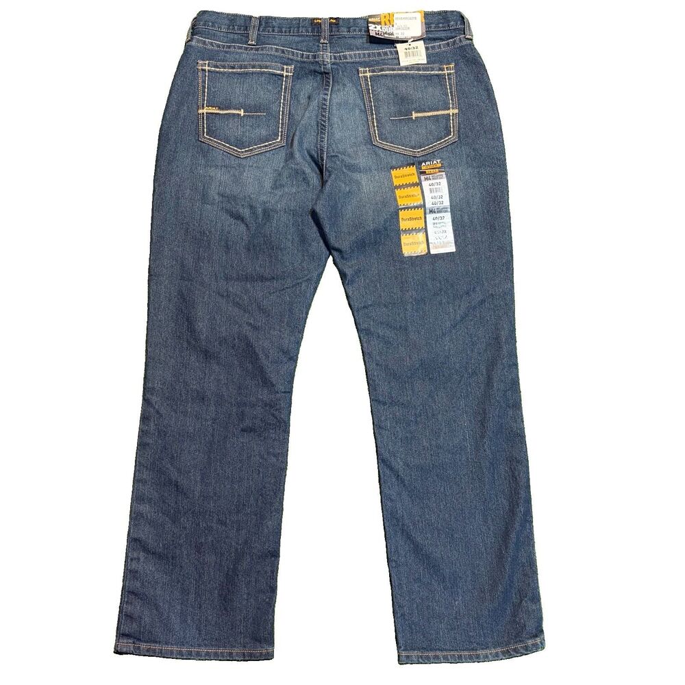 NWT ARIAT WORK Jeans M4 Rebar Bodie Relaxed DuraStretch Edge Boot Cut 40x32